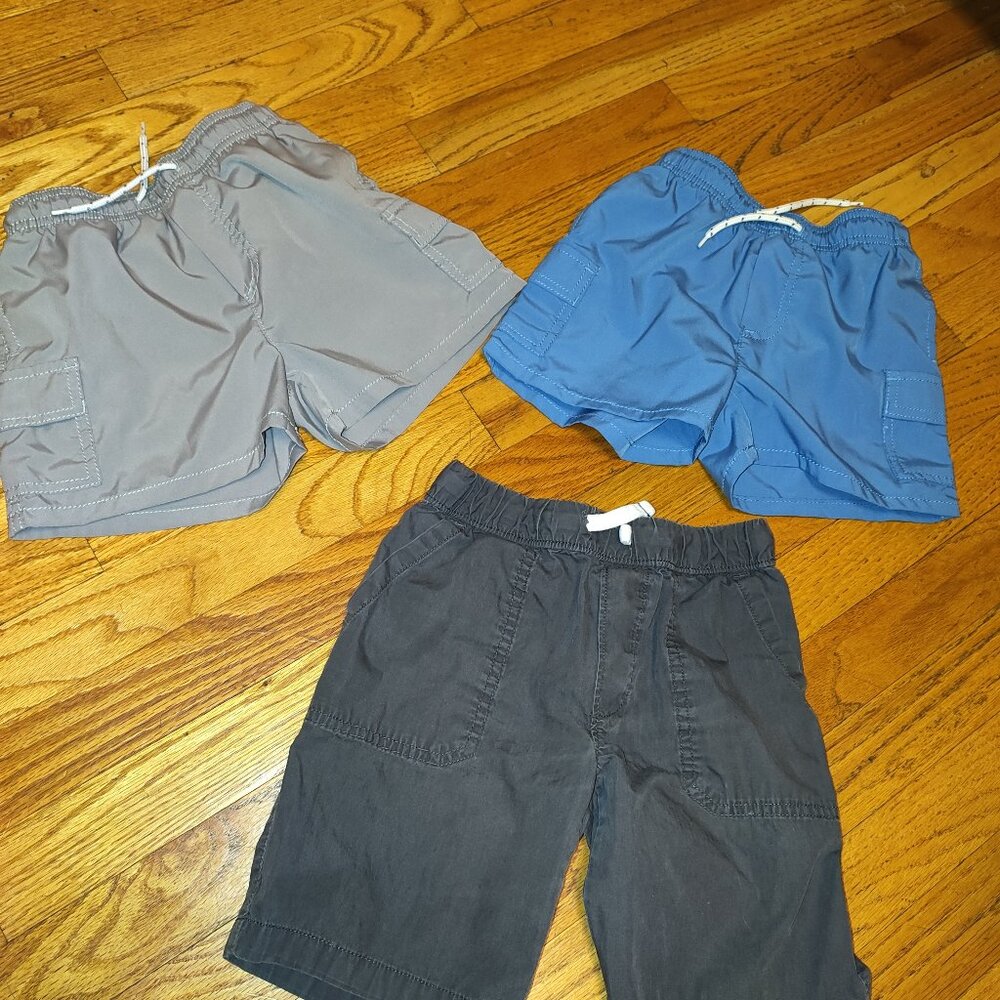 Boys Carter shorts and one Cat and Jack polo